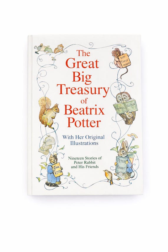 Vintage Beatrix Potter Treasury: 19 Original Illustrated Tales, 1992