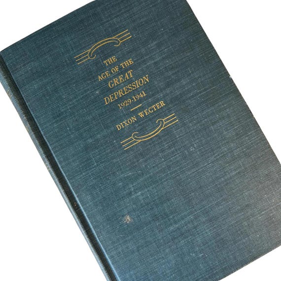 The Age of the Great Depression Book, 1948 First Edition