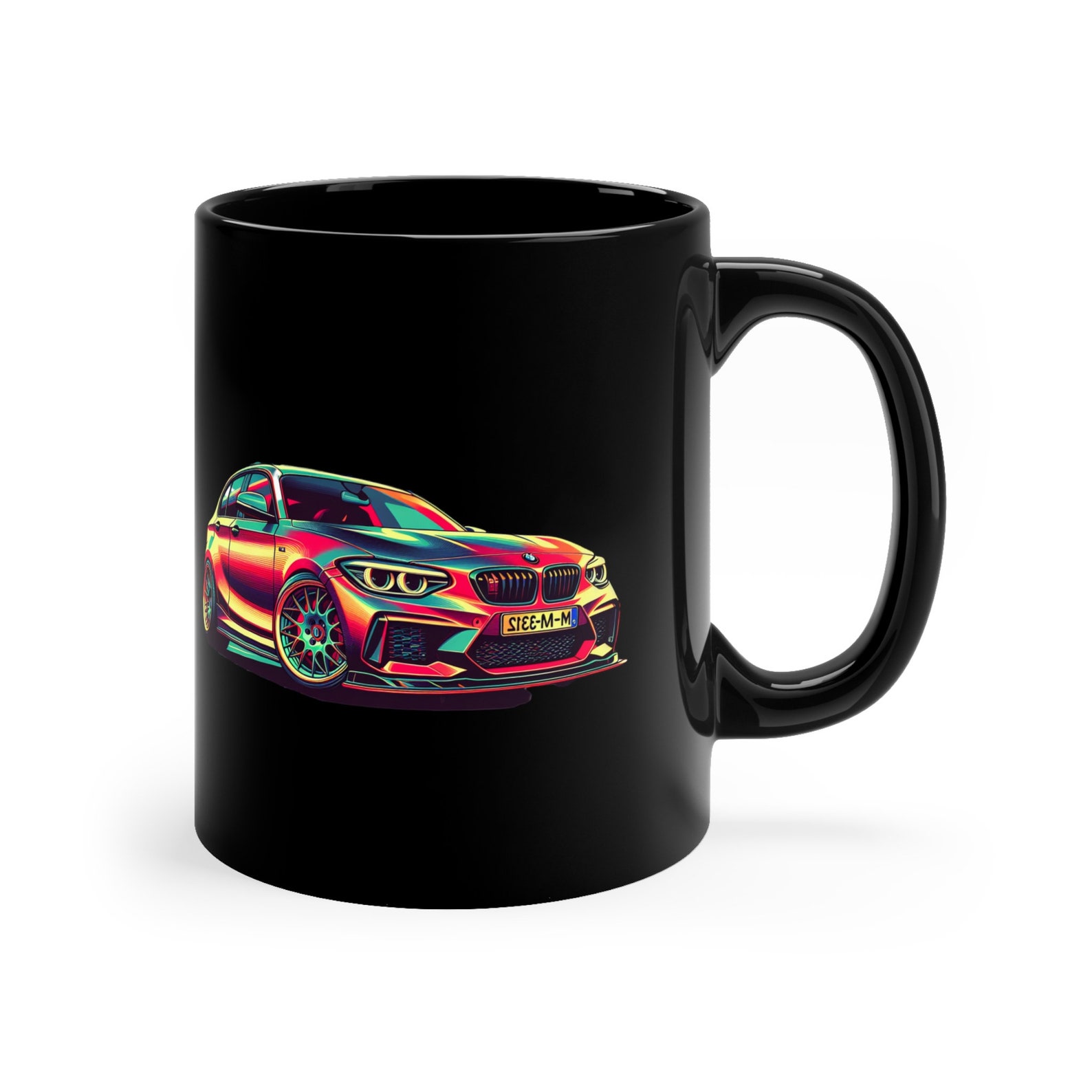 BMW 1 Series 11oz Black Mug Tea Coffee Car M Sport 3 Series 5 Series ...