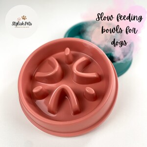Slow feeder bowl for dogs Slow feed bowl for puppies Bowld for dog Modern bowls for dogs Pet slow feeder bowl zdjęcie 2