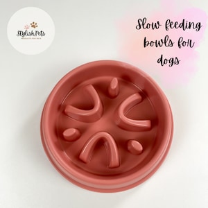 Slow feeder bowl for dogs Slow feed bowl for puppies Bowld for dog Modern bowls for dogs Pet slow feeder bowl zdjęcie 3