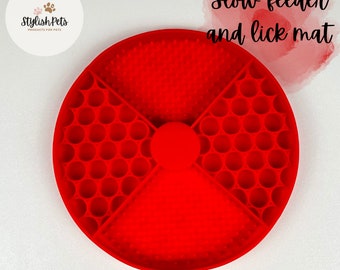 Dog lick mat, Cat lick mat, Lick mats for pets, Slow feeder mats, Food  mat with suction cups, Boredom and anxiety reducer Silocone lick mat
