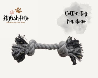 Toy for dogs, Cotton rope for puppies, Chewing toy for dogs, Dog gift, Cotton rope toy for dogs