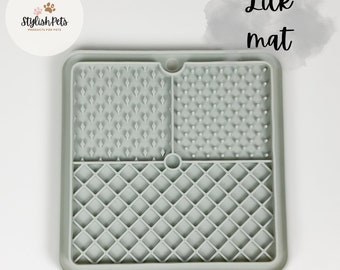 Dog lick mat, Cat lick mat, Lick mats for pets, Slow feeder mats, Food  mat with suction cups, Boredom and anxiety reducer, Calming mat
