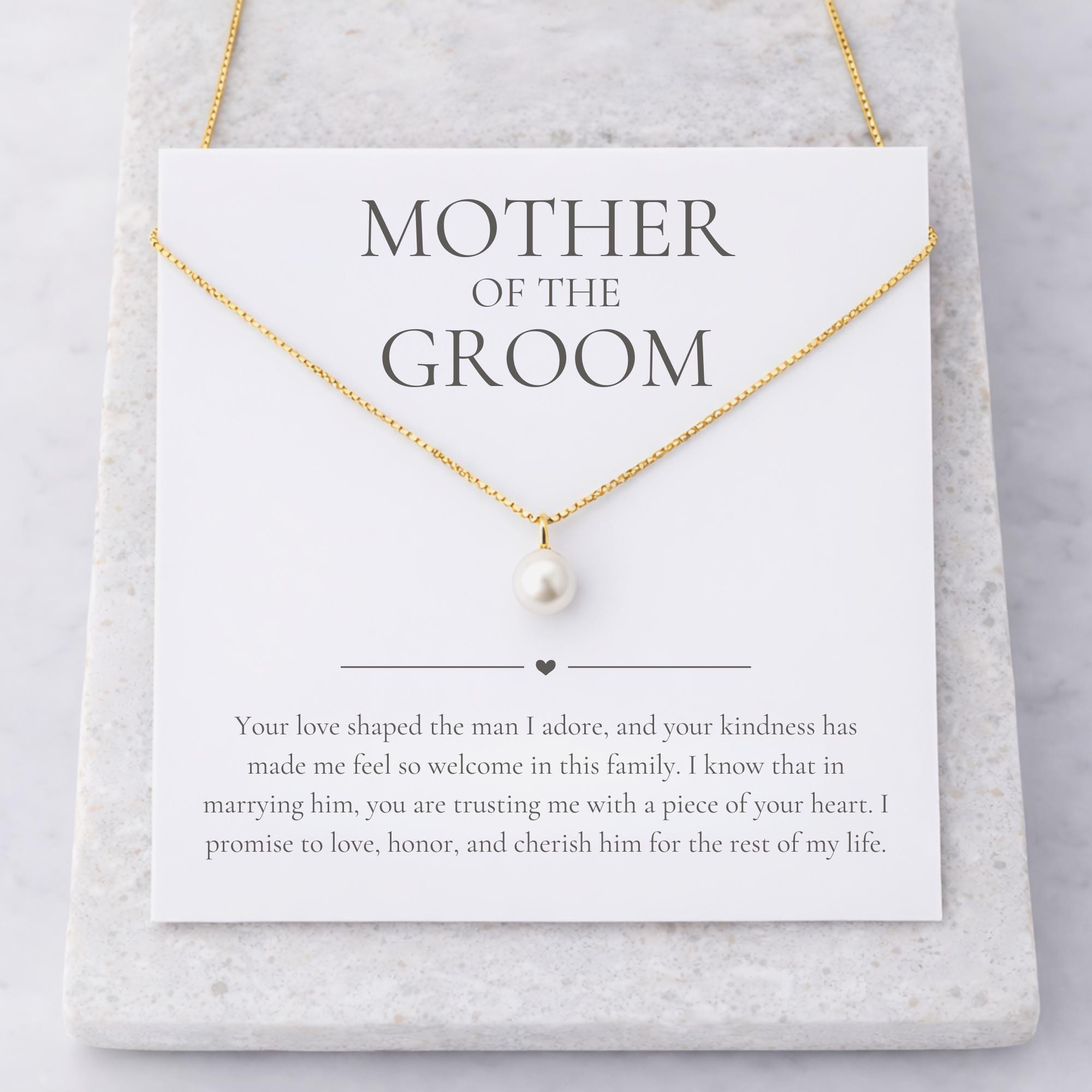 Mother Of The Groom Pearl Necklace
