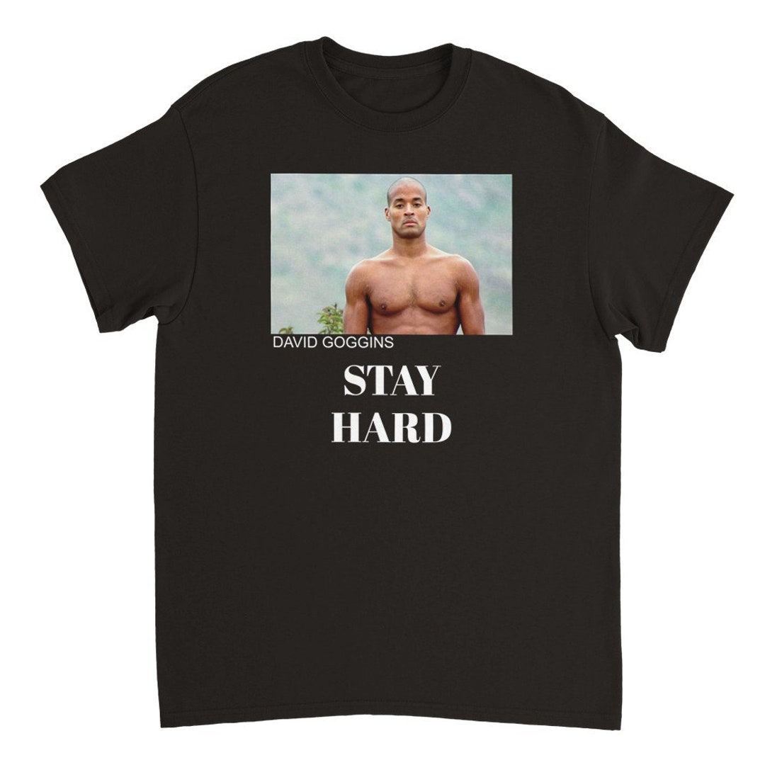 David Goggins Stay Hard Heavyweight Unisex Crewneck T-shirt - Etsy