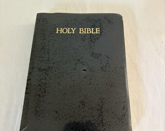 HOLY BIBLE King James Version Words Of Christ In Red Dictionary/Concordance