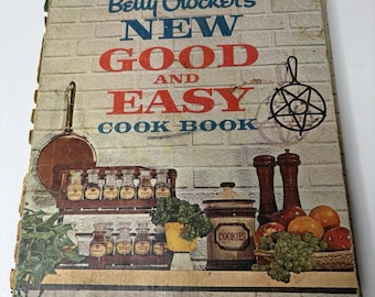 Libro de cocina vintage Betty Crockers Good and Easy Spiral Cookbook Recetas Grannycore LEER