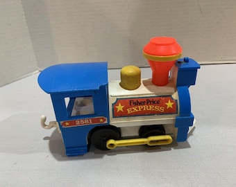 4 FIGURINES + Véhicule Fisher Price vintage Famille Family little