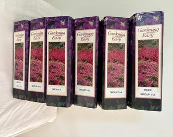 GARDENING MADE EASY Lot of 6 Full Binders Complete 12 Categories 1092 Cards