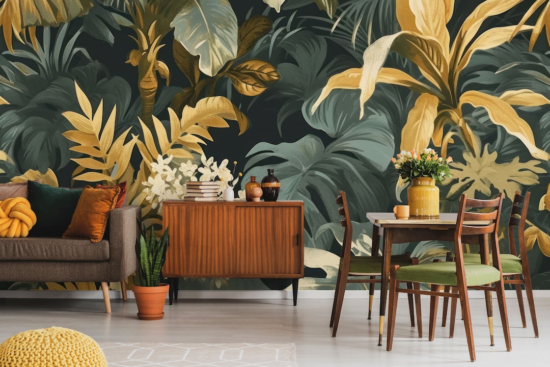 Buy Jungle Tropical Landscape Wallpaper Wall Decor Home Renovation Wall