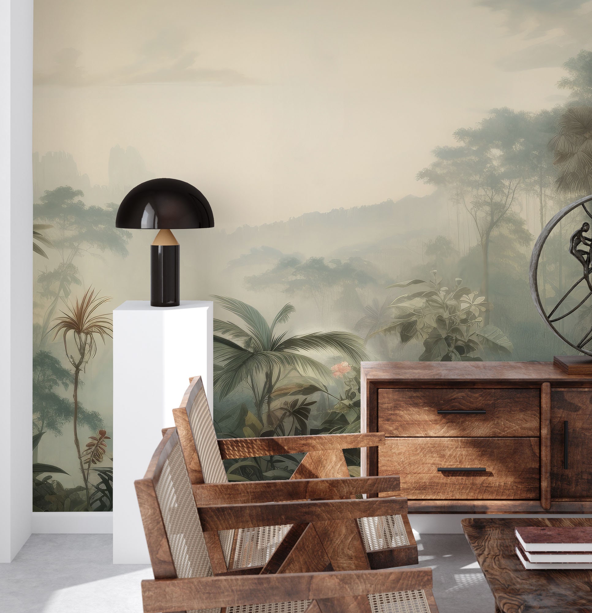 Tropical Landscape Wall Mural | Wall Decor | Home Renovation | Wall Art ...