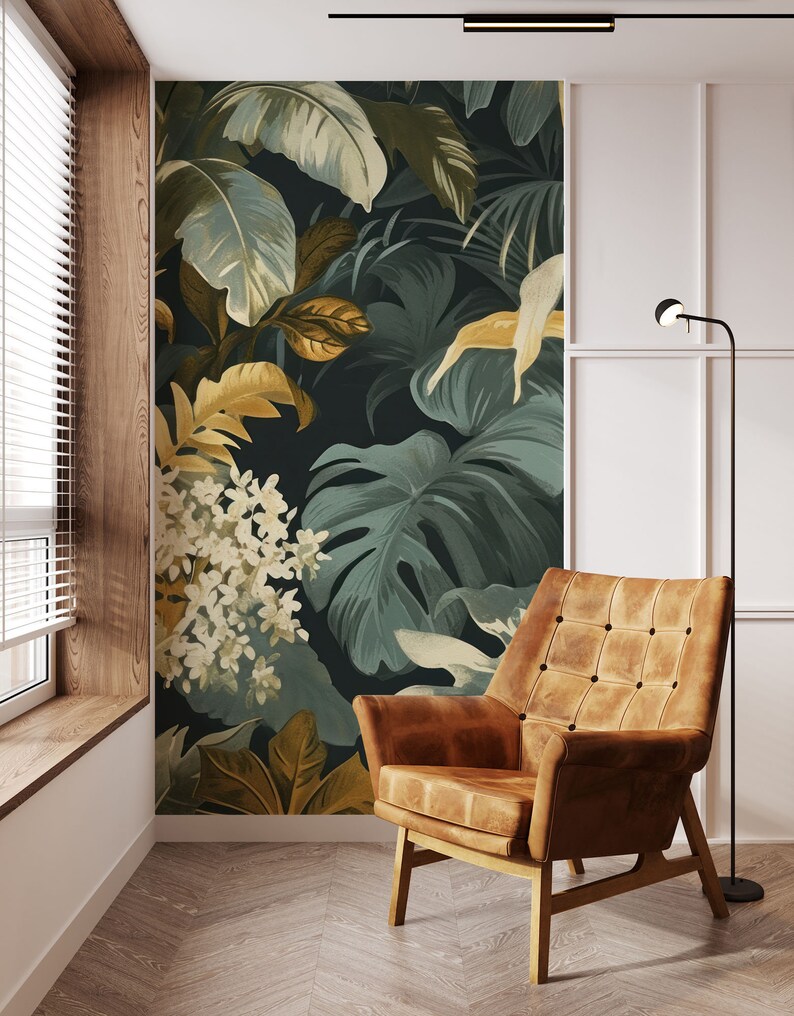 Buy Jungle Tropical Landscape Wallpaper Wall Decor Home Renovation Wall