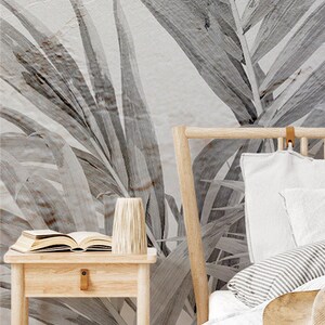 Tropical Wallpaper Trees and Leaves | Botanical Wall Decor | Home ...