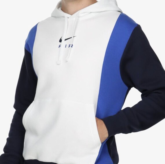 Nike Air Fleece Hoodie Blue/White size S, L - image 4