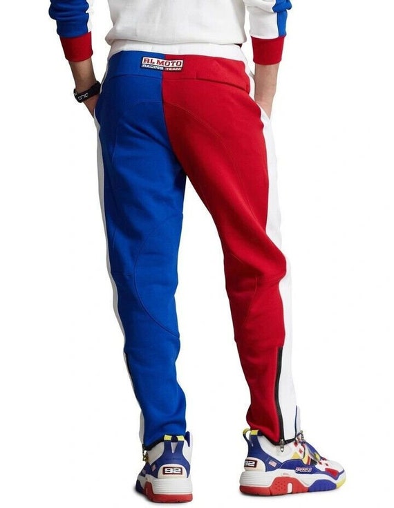 Polo Sport Color Blocked Fleece Pant White / Red … - image 8