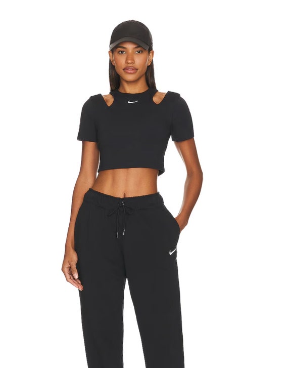 Nike Essential Top Sportswear Black/White Size S,… - image 6