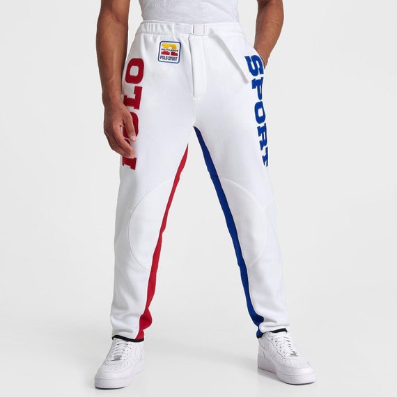 Polo Sport Color Blocked Fleece Pant White / Red … - image 6