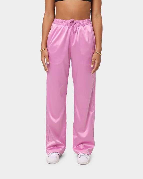 adidas Wide Leg Pants for Women glamorous pink si… - image 4