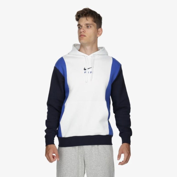 Nike Air Fleece Hoodie Blue/White size S, L - image 1