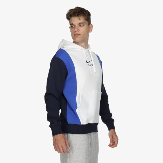 Nike Air Fleece Hoodie Blue/White size S, L - image 3