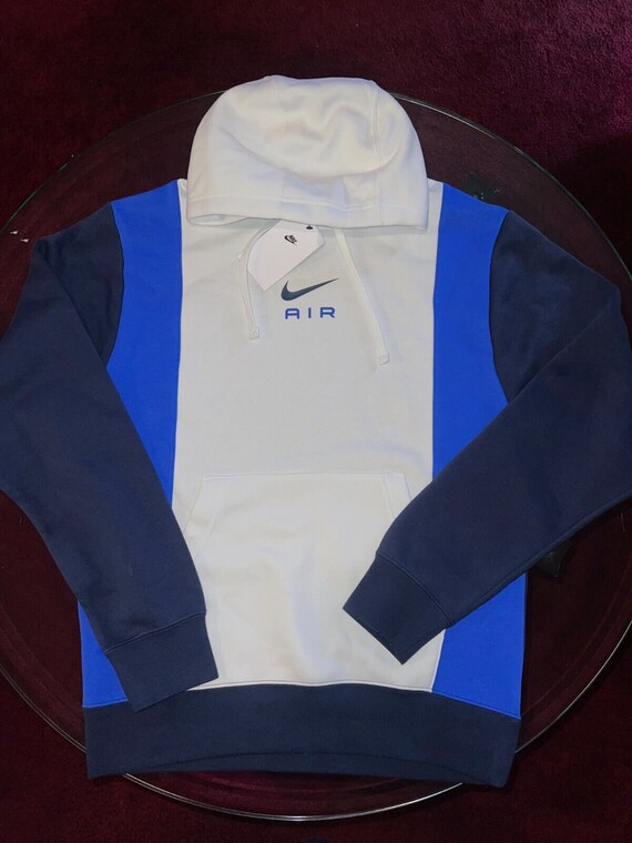 Nike Air Fleece Hoodie Blue/White size S, L - image 5