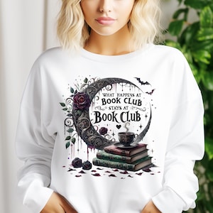 Funny Book Club PNG: Romance Reader Sublimation Design (Digital Download