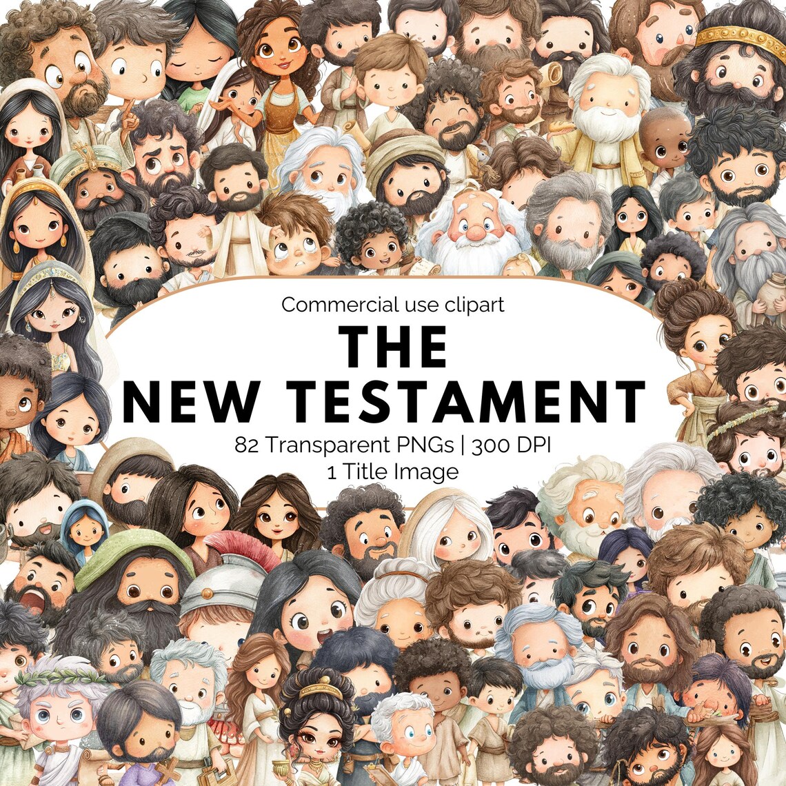 New Testament Clipart Bundle Bible Story Clip Art Biblical Characters ...