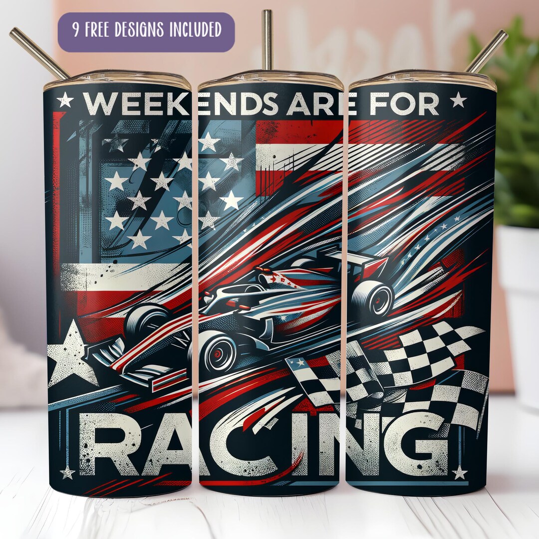 Shell Racing Tumbler Racing Tumbler Wrap: Checkered Flag 20 Oz Skinny Tumbler Sublimation ...