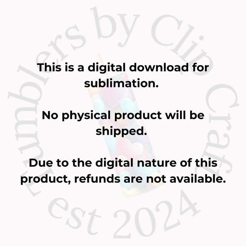 this is a digital download for sublimation no physical product will be shipped due