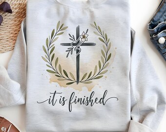 Diseño cristiano de sublimación de Pascua: Versículo bíblico, flor silvestre bohemia (descarga digital)