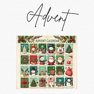 Calendrier de l'Avent à l'unité | Compte à rebours de Noël | Traditions de Noël | Décoration de Noël | Avent de Noël | Graphismes de Noël