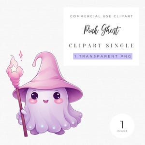 Cute Pink Kawaii Ghost | Pastel Halloween | Pink Halloween Png | Cute ghost | Halloween graphics | Cute Halloween Png | Cute Ghost