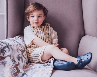Baby Soft-Sole Leather Mary-Jane First Walker Shoes
