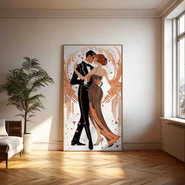Art Deco Couple - Etsy UK