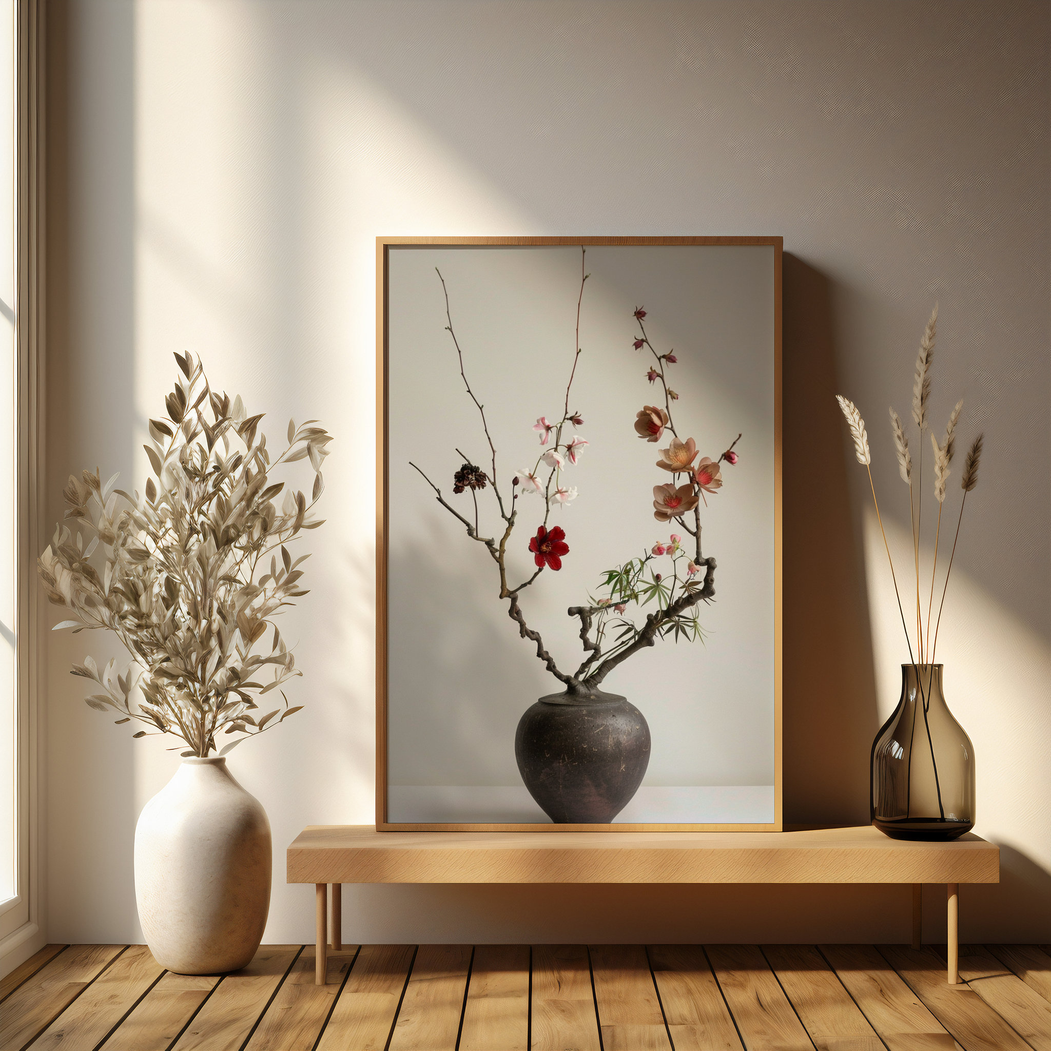 35 Ikebana Prints: Japanese Flower Arrangement Illustrations