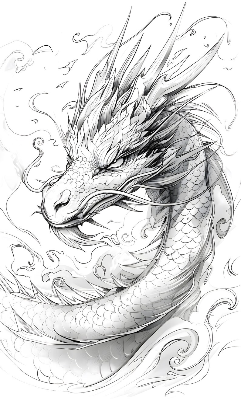  Monochrome Bleistift Zeichnung 