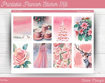 Printable erin condren planner stickers christmas