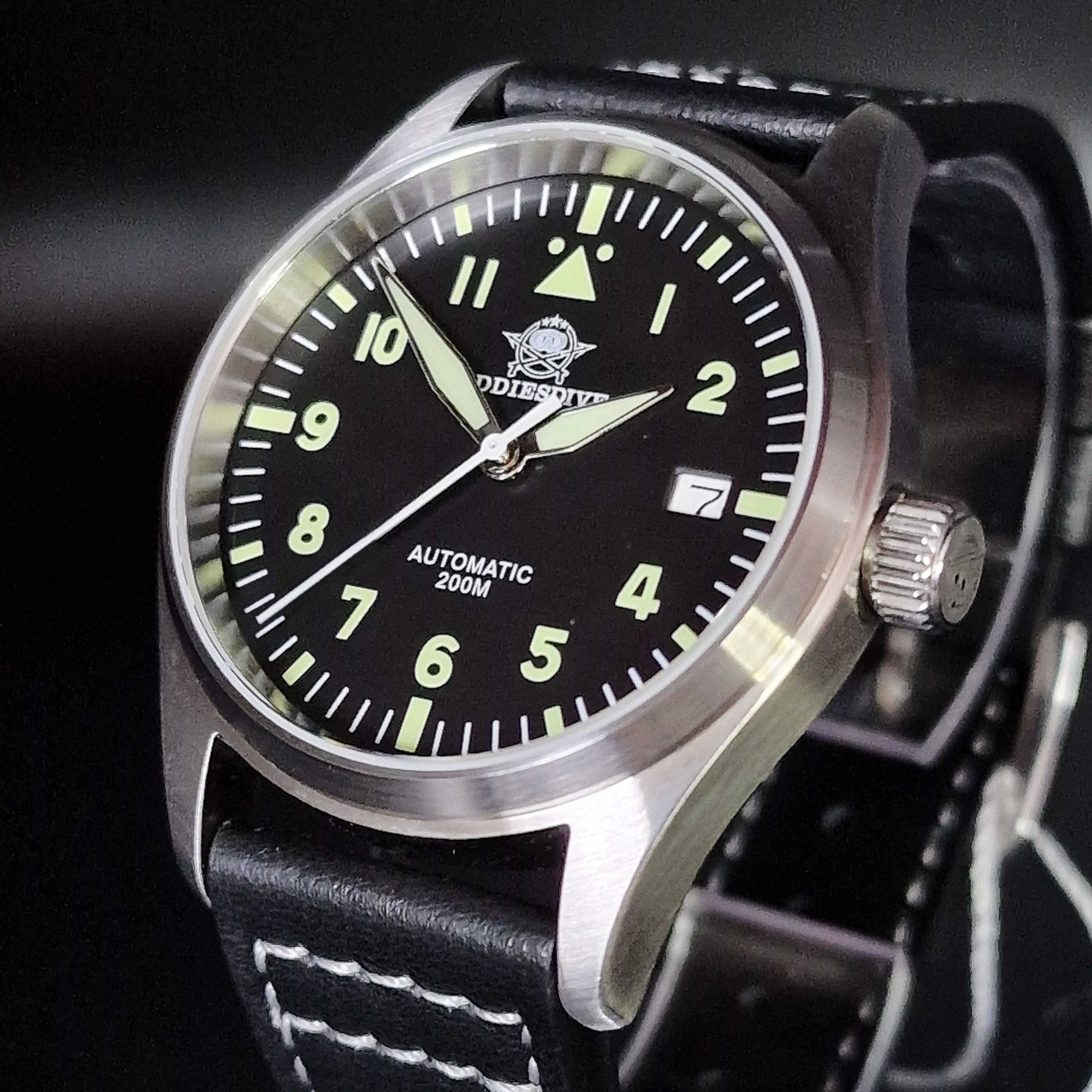 Seiko NH35 Pilot Watch - Addiesdive MY-H2 - Flieger - Etsy