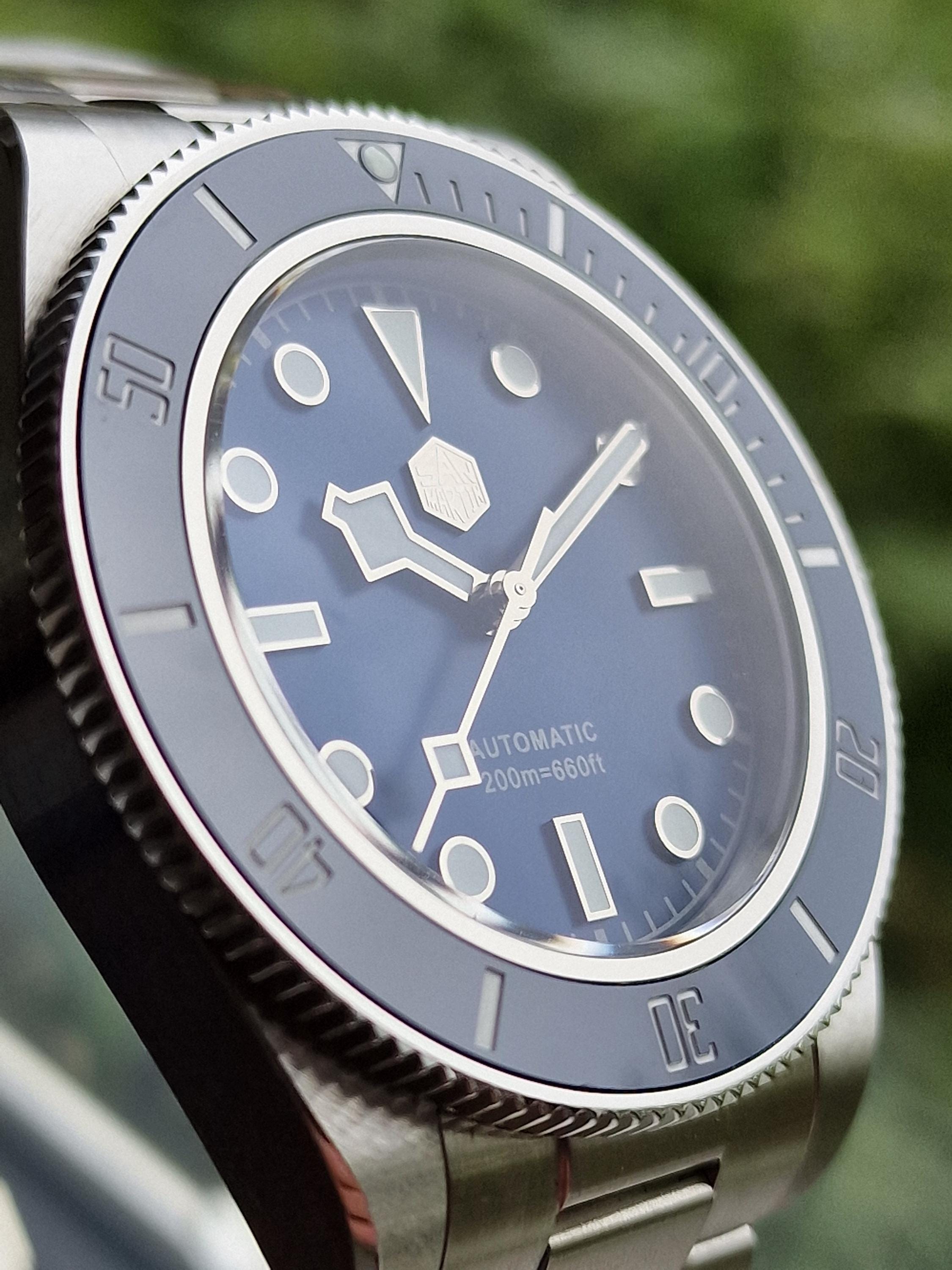San Martin Automatic Mechanical 40mm BB58 Watch With Seiko NH35A