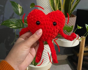 Valentine's Heart Plushie Crochet Pattern