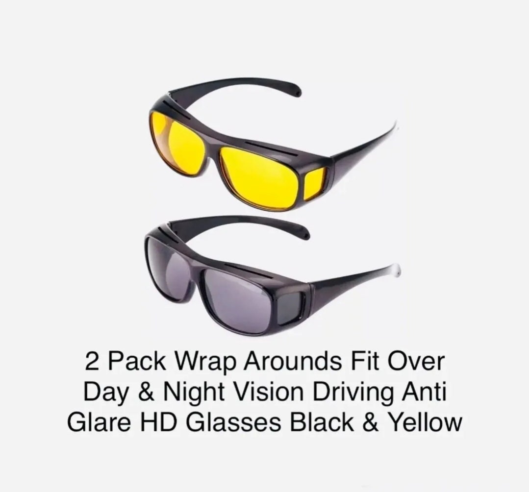 Night Driving Over Glasses That Fit Over Specs Anti Glare HD Eyewear