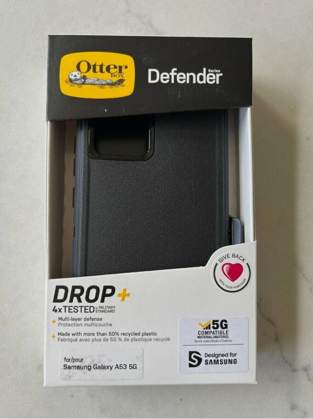 Otterbox Samsung Galaxy A53 5G Defender Series Case Black Etsy