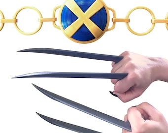 X-23 Claws and Belt | X-Men Logan Laura Claws | Plastic Wearable Movie Props Replica