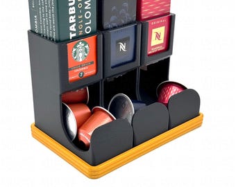 Nespresso Original Kapselspender | Moderne Kaffeepads Halter & Organizer: 3D Gedruckt