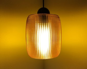 MARO No.2 Pendant Lampshade | 3D Printed | Retro Minimal Design | Hanging Pendant Lamp | LED ONLY