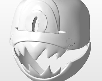 Niffty Mask: Hazbin Hotel Cosplay, RAW 3D Printed Movable Jaw