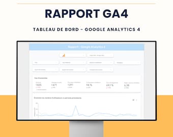 GA4 Report - Google Analytics 4 Dashboard Template