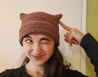 Bonnet oreilles de chat/cat ears beanie