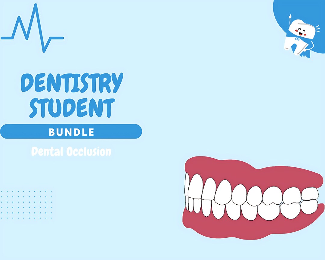 Dental Occlusion Notes DH Notes Dentistry Guide Dentist Etsy